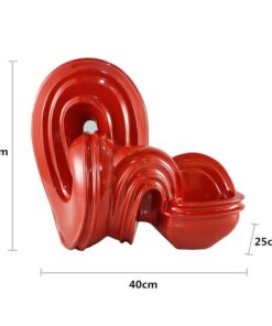 Mô Hình Điêu Khắc Khối Lam Trừu Tượng