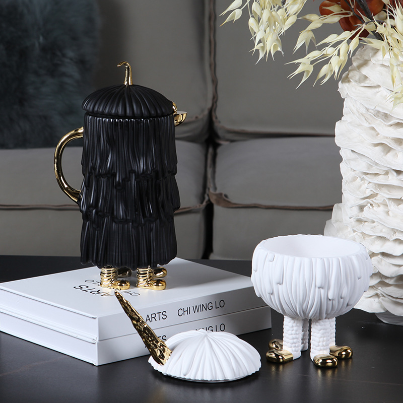 Ống Heo Đất Decor Sáng Tạo Để Bàn