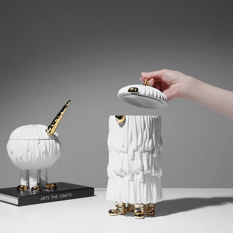 Ống Heo Đất Decor Sáng Tạo Để Bàn