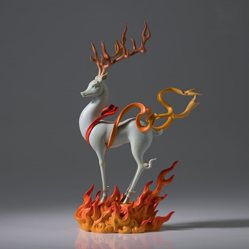 Tượng Hươu Hỏa Vũ Nghệ Thuật