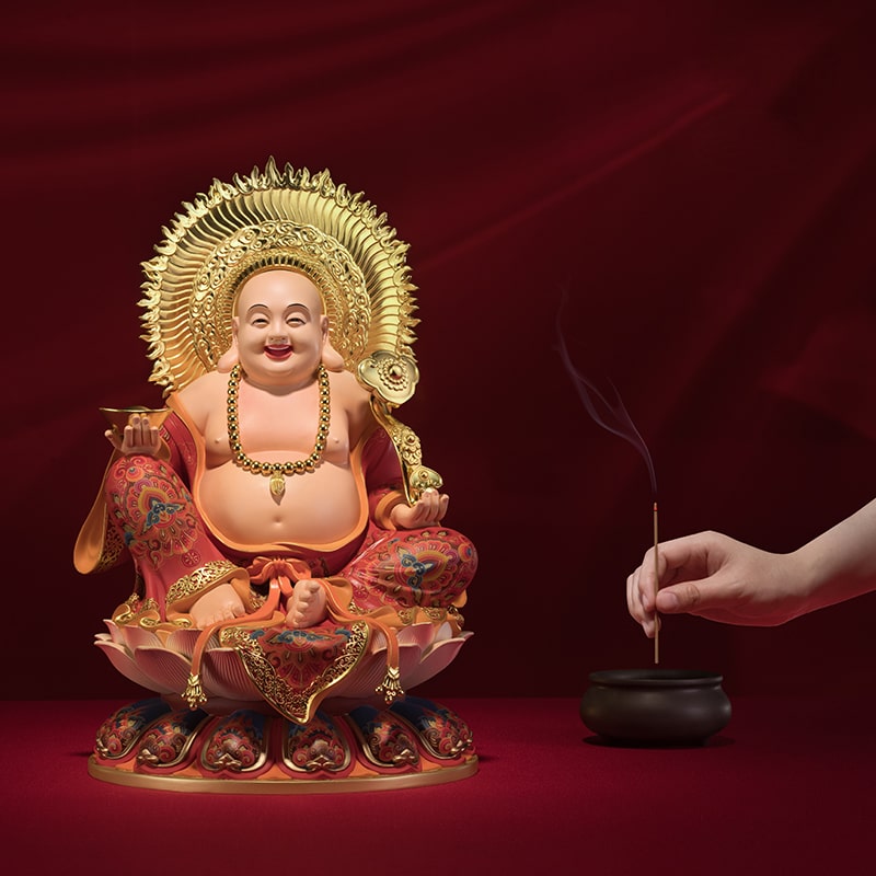 Tượng Phật Di Lặc Tọa Liên Hoa Nghệ Thuật