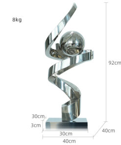 Tượng Trang Trí Dòng Xoắn Nghệ Thuật