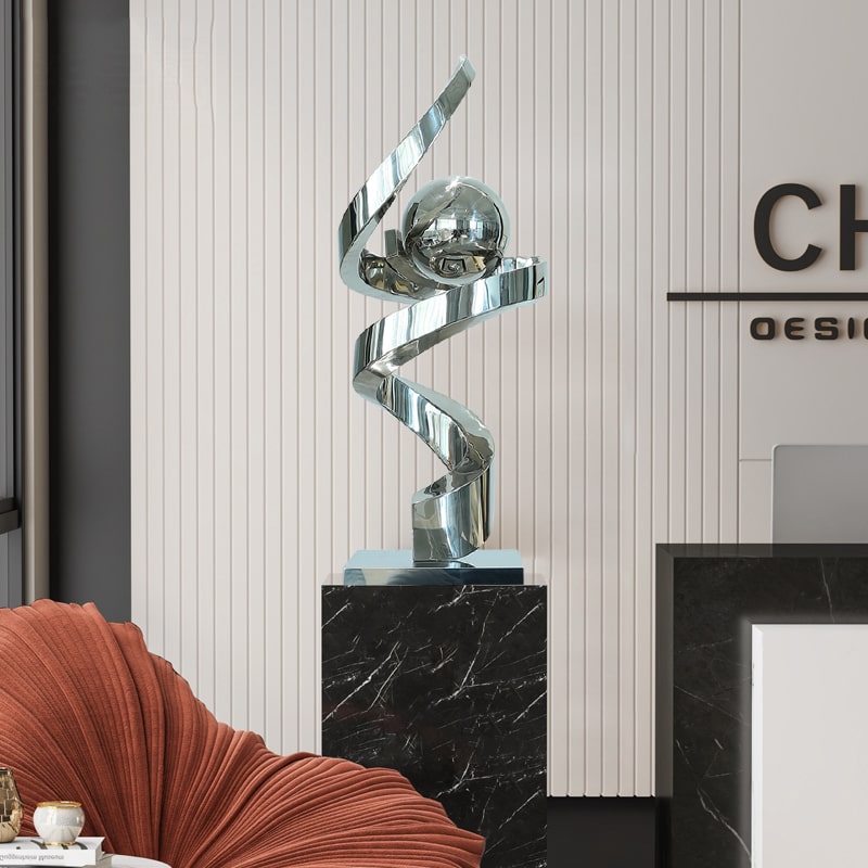 Tượng Trang Trí Dòng Xoắn Nghệ Thuật