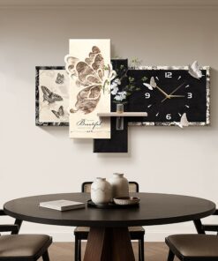 Đồng Hồ Treo Tường Nghệ Thuật Cánh Bướm