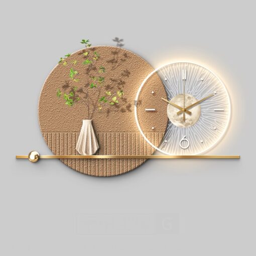 dong-ho-treo-tuong-decor-hien-dai (1) Đồng Hồ Treo Tường Nghệ Thuật Decor Hiện Đại
