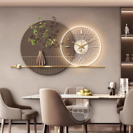 dong-ho-treo-tuong-decor-hien-dai (2) Đồng Hồ Treo Tường Nghệ Thuật Decor Hiện Đại