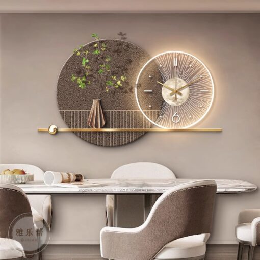 dong-ho-treo-tuong-decor-hien-dai (4) Đồng Hồ Treo Tường Nghệ Thuật Decor Hiện Đại