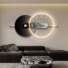 Đồng Hồ Treo Tường Đĩa Than Nghệ Thuật