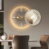 Đồng Hồ Treo Tường Nghệ Thuật Có Đèn LED