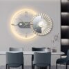 Đồng Hồ Treo Tường Nghệ Thuật Có Đèn LED
