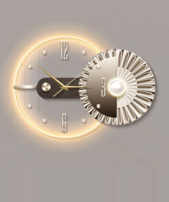 Đồng Hồ Treo Tường Nghệ Thuật Có Đèn LED