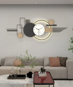 Đồng Hồ Treo Tường Hình Học Phong Cách Bắc Âu