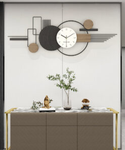 Đồng Hồ Treo Tường Hình Học Phong Cách Bắc Âu