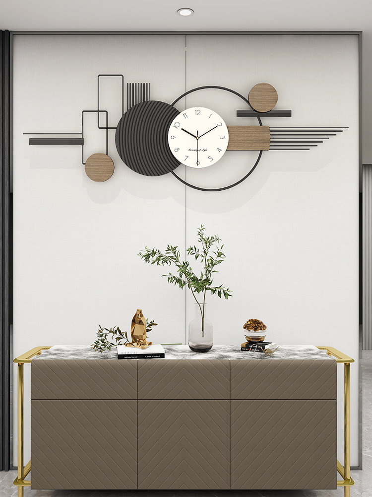 Đồng Hồ Treo Tường Hình Học Phong Cách Bắc Âu