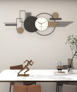 Đồng Hồ Treo Tường Hình Học Phong Cách Bắc Âu