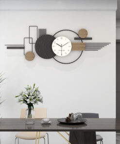Đồng Hồ Treo Tường Hình Học Phong Cách Bắc Âu