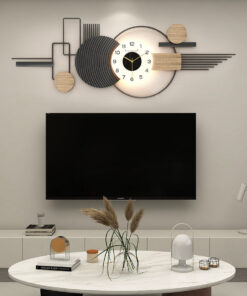 Đồng Hồ Treo Tường Hình Học Phong Cách Bắc Âu