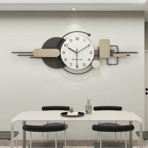 Đồng Hồ Treo Tường Hình Học Bắc Âu Hiện Đại - Công Decor