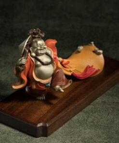 Tượng Di Lặc Vác Bao Tài Lộc – Chiêu Tài Nạp Phúc Taplo Ô Tô