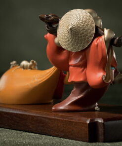 Tượng Di Lặc Vác Bao Tài Lộc – Chiêu Tài Nạp Phúc Taplo Ô Tô