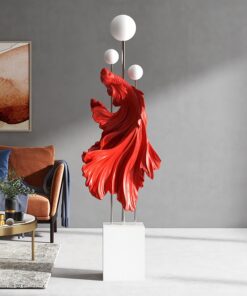 Tượng Cá Uốn Lượn Nghệ Thuật