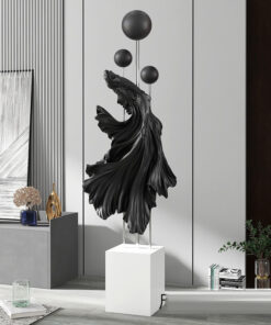 Tượng Cá Uốn Lượn Nghệ Thuật