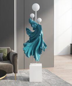 Tượng Cá Uốn Lượn Nghệ Thuật