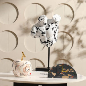 Tượng Bán Thân Nghệ Thuật Vân Đá - Công Decor