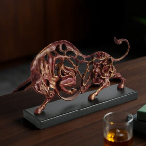 Tượng Bò Tót Phong Cách Hiện Đại - Công Decor