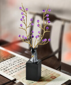 Tượng Hươu Tài Lộc Ngọc Chiêu Phúc