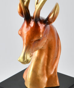 Tượng Hươu Tài Lộc Ngọc Chiêu Phúc