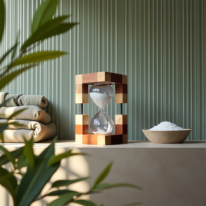 Đồng Hồ Cát Khung Gỗ Nghệ Thuật