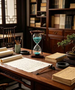 Đồng Hồ Cát Tam Trụ Đối Xứng