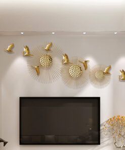 Tranh Decor Đàn Ngỗng Nghệ Thuật