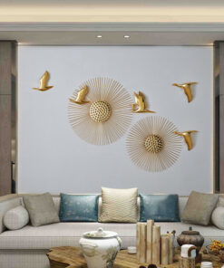 Tranh Decor Đàn Ngỗng Nghệ Thuật