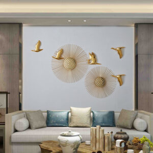 Tranh Decor Đàn Ngỗng Nghệ Thuật - Công Decor