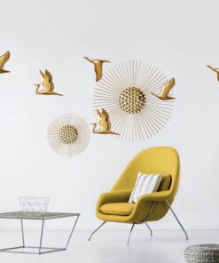 Tranh Decor Đàn Ngỗng Nghệ Thuật