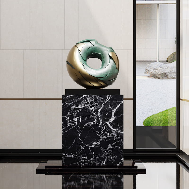 Tượng Decor Vòng Tròn Nghệ Thuật Hiện Đại