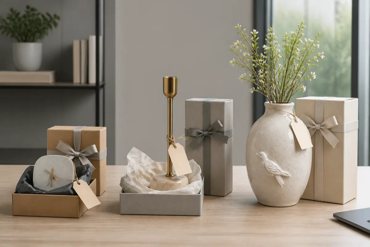 So sánh quà decor doanh nghiệp theo ba mức ngân sách