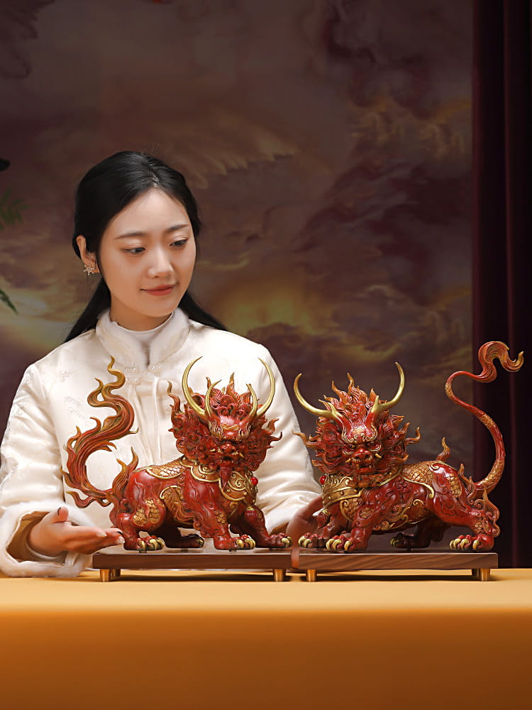 Cặp Tượng Song Lân Phúc Lộc