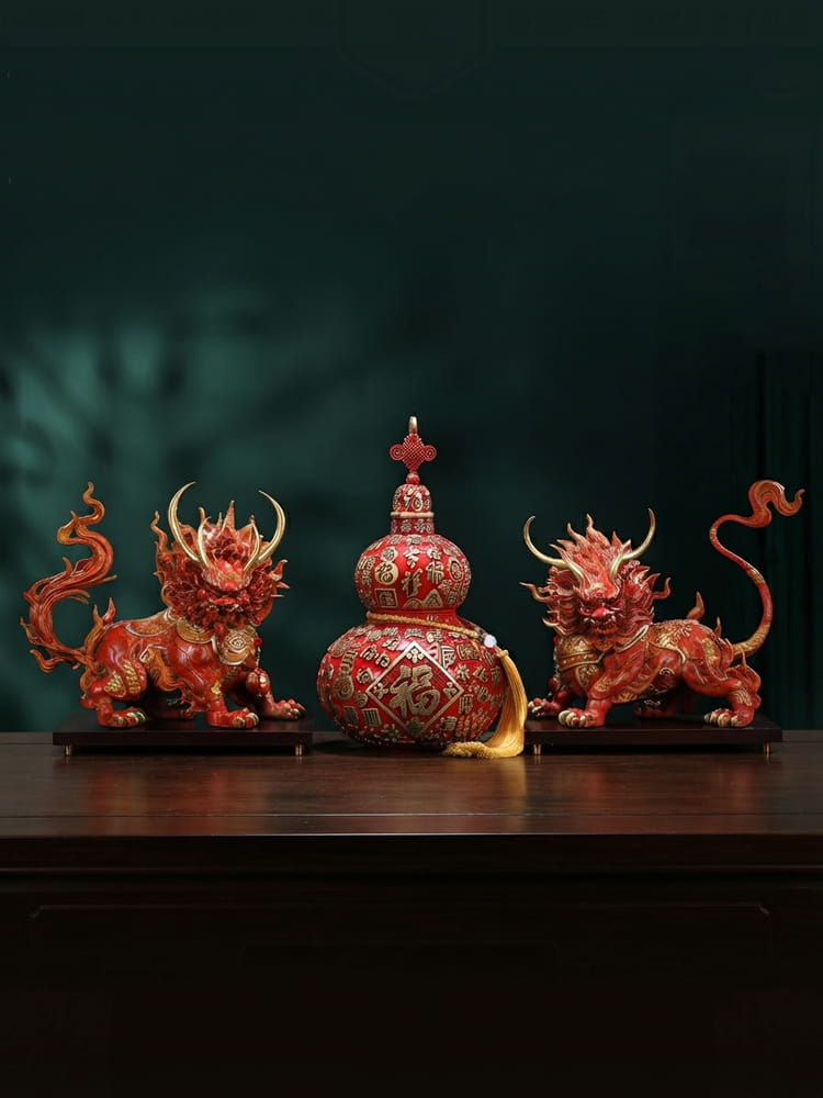 Cặp Tượng Song Lân Phúc Lộc