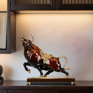 Tượng Bò Tót Hùng Dũng - Công Decor