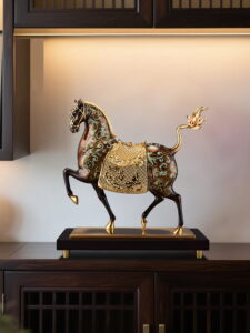 Tượng Ngựa Phú Quý Cát Tường - Công Decor