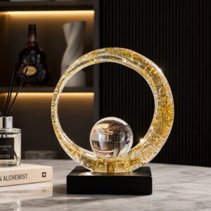 Tượng Vòng Tròn Tâm Ngọc - Công Decor